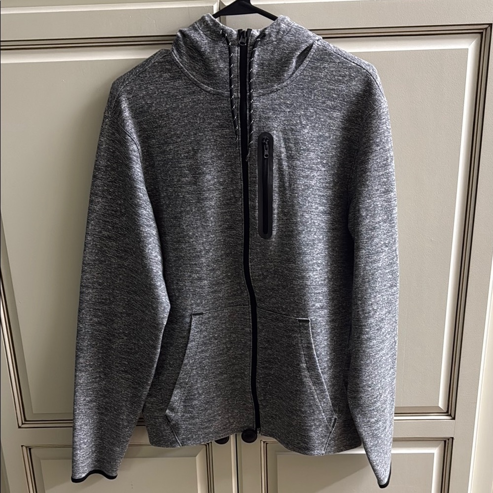 Men's Gray Full-Zip Jacket